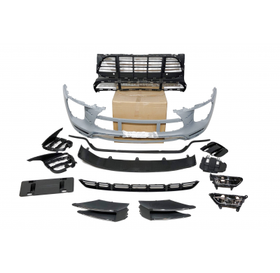 Paragolpes Delantero Porsche Macan 2014-2017 Look Turbo Plástico ABS