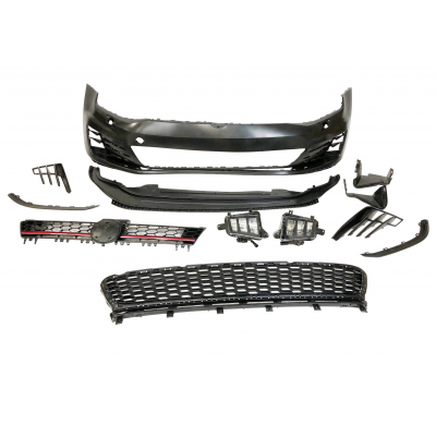Paragolpes Delantero Volkswagen Golf 7 3/5P look GTI Plástico ABS