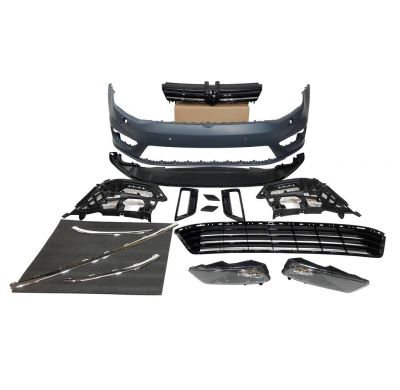 Paragolpes Delantero Volkswagen Golf 7 3/5P Look RLine Plástico ABS