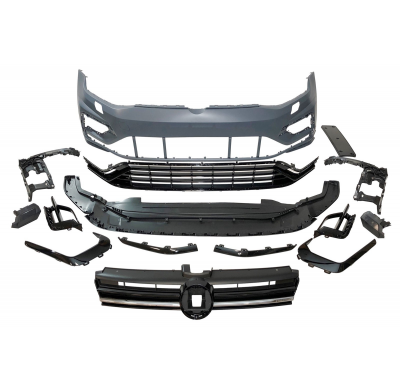 Paragolpes Delantero Volkswagen Golf 7.5 3/5P Facelift Look R20 Plástico ABS