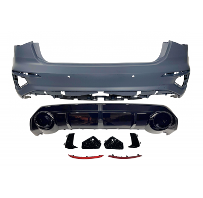 Paragolpes Trasero Audi A3 Hatchback 2019-2024 Look RS3 Plástico ABS