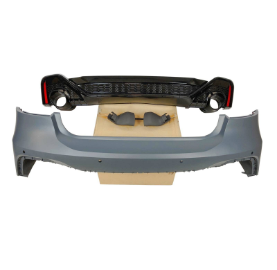 Paragolpes Trasero Audi A7 2019-2023 Look RS7 Plástico ABS