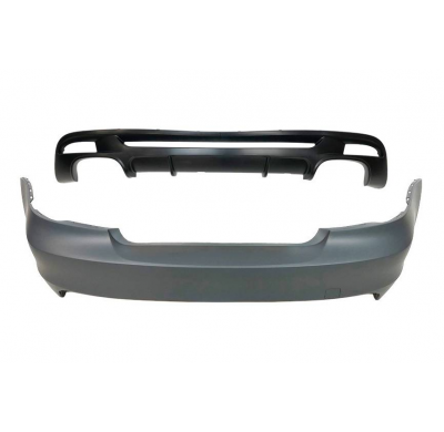 Paragolpes Trasero BMW E82 / E88 07-11 2 Salidas look M Performance Plástico ABS