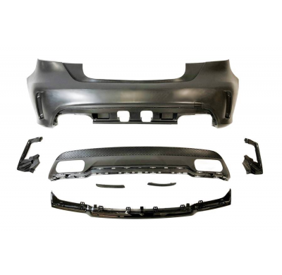 Paragolpes Trasero Mercedes W176 A45 2012-2015 Look AMG Plástico ABS