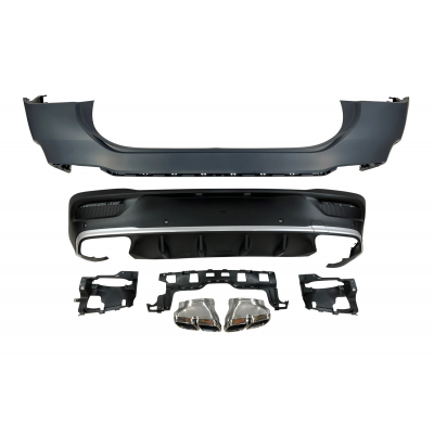 Paragolpes Trasero Mercedes C167 GLE 2020 Plástico ABS