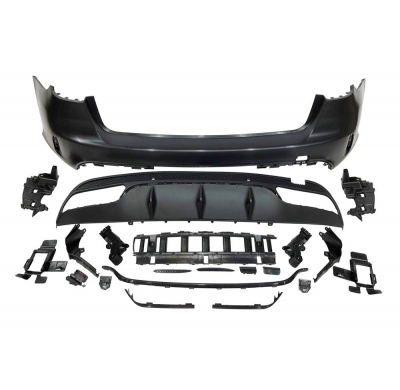 Paragolpes Trasero Mercedes W205 SW Look C63 Plástico ABS