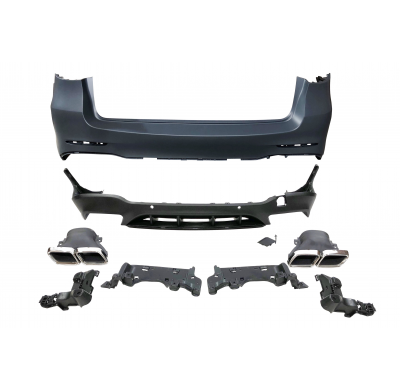 Paragolpes Trasero Mercedes X253 2015-2023 GLC Plástico ABS