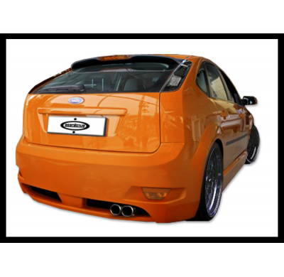 Paragolpes Trasero  Ford Focus 05 Race Fibra de vidrio