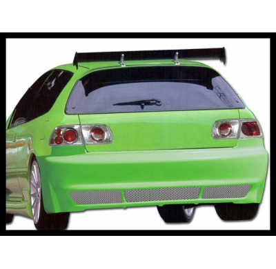 Paragolpes Trasero  Honda Civic 3P. 92-95 Fibra de vidrio
