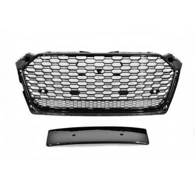 Parrilla Audi A5 2017 Look RS5 Black Plástico ABS