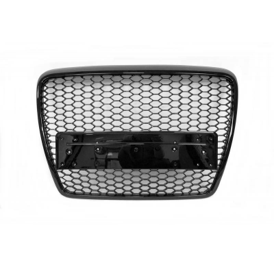 Parrilla Audi  A6 '04-08 C6 Black Plástico ABS