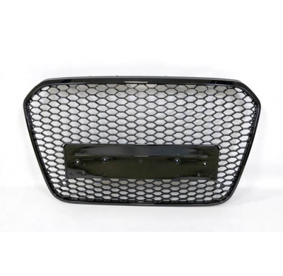 Parrilla Audi A6 11-15 C7 Look RS6 Black Plástico ABS