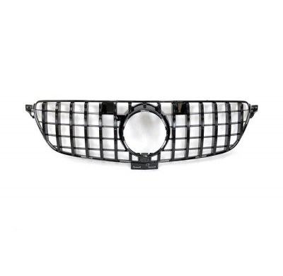 Parrilla Mercedes C292 2014-2018 Look GT Full Black Cámara Plástico ABS