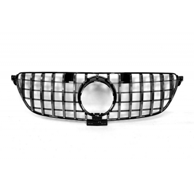 Parrilla Mercedes C292 2014-2018 Look GT Full Black Cámara Plástico ABS