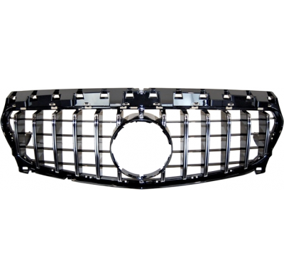 Parrilla Mercedes W117 CLA 2013-2019 Look GTR Plástico ABS