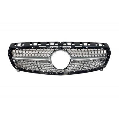 Parrilla Mercedes W176 2012-2015 Look Diamond Plástico ABS