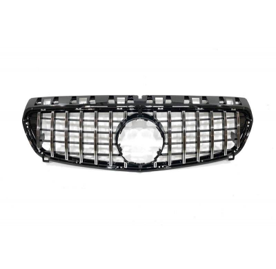 Parrilla Mercedes W176 2012-2015 Look GTR Black Plástico ABS