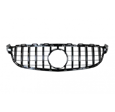 Parrilla Mercedes W205 C63 Look GT Negro Brillante Plástico ABS