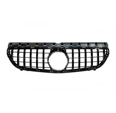 Parrilla Mercedes W246 2015-2018 Look GT Full Black Plástico ABS