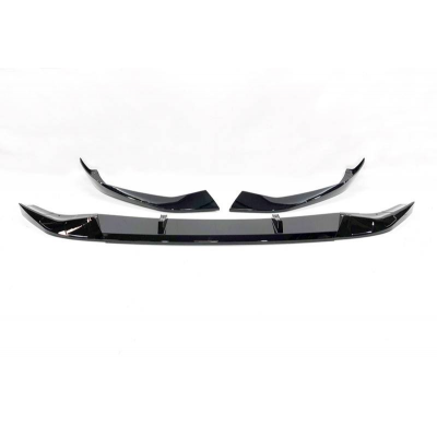Spoiler Delantero BMW G30 LCI Look M Performance Brillante Negro Plástico ABS