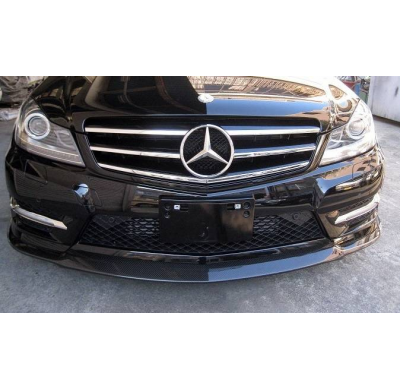 Spoiler Delantero Mercedes W204 C63 2011-2014 Carbono Fibra de Carbono