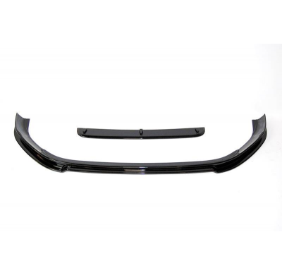Spoiler Delantero Volkswagen Golf 7 R Negro Brillante Plástico ABS