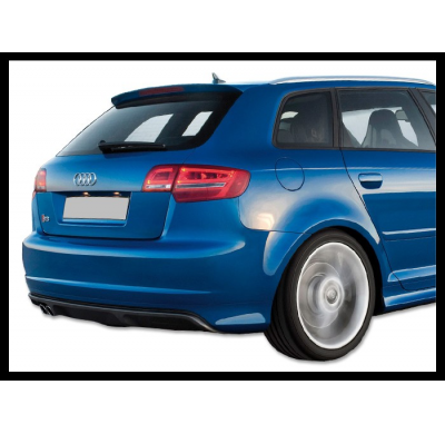 Spoiler Trasero Audi A3 8P Sportback S3 Fibra de vidrio