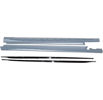 Taloneras Mercedes W205 4 Puertas Look AMG C63 Plástico ABS