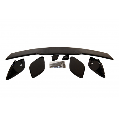 Alerón Mercedes W176 2012-2018 A45 Look AMG Negro brillante Plástico ABS