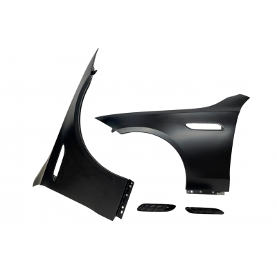 Aletas Mercedes W206 Sedan/SW/Coupe Look C63 Aluminio Metal