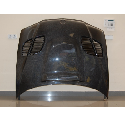 Capó Carbono BMW E46 '02-06 4P. Look M3 GTR C/T Fibra de Carbono