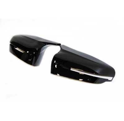 Cubre Espejos BMW G20 / G28 M4 2019+ Negro Brillante Plástico ABS