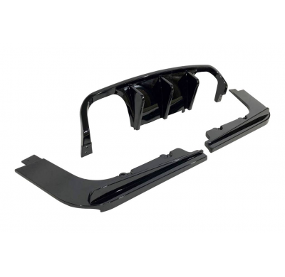 Difusor Trasero BMW E92 / E93 Look M3 Brillante Negro Plástico ABS