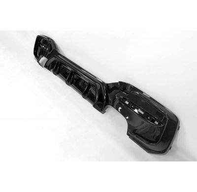Difusor Trasero BMW F20 / F21 LCI Look M Performance Brillante Negro Plástico ABS