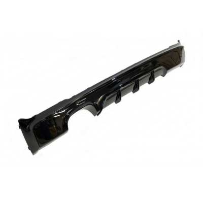 Difusor Trasero BMW F22 / F23 look M Performance Brillante Negro 1 Salida doble Plástico ABS
