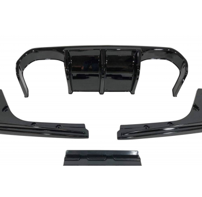 Difusor Trasero BMW F30 / F31 Look M3 Brillante Negro Plástico ABS