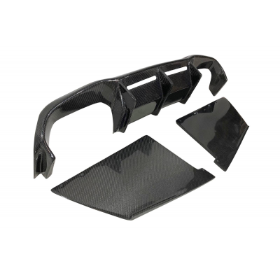 Difusor Trasero BMW F87 Look M2 Carbono Fibra de Carbono