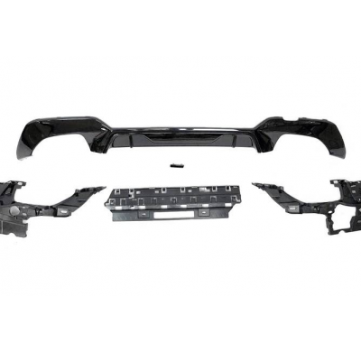 Difusor Trasero BMW G20 / G21 340 Look M Performance Brillante Negro Plástico ABS