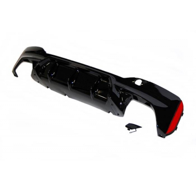 Difusor Trasero BMW G30 / G31 Look M5 brillo Plástico ABS