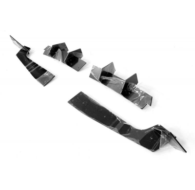 Difusor Trasero Ford Mustang 2018-2020 Brillante Negro Plástico ABS