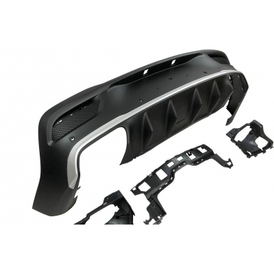 Difusor Trasero Mercedes C167 GLE 2020 Colas Look E53 Plástico ABS