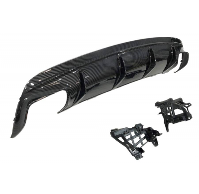 Difusor Trasero Mercedes CLA W117 16-18 4P/SW Look A45 Carbono Plástico ABS