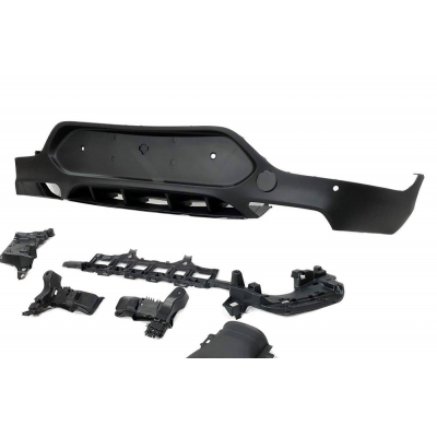 Difusor Trasero Mercedes GLC X253 COUPE 2015-2019 ABS Plástico ABS