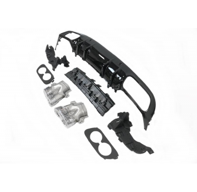 Difusor Trasero Mercedes W205 Coupe 2019+ Look E53 ABS Plástico ABS