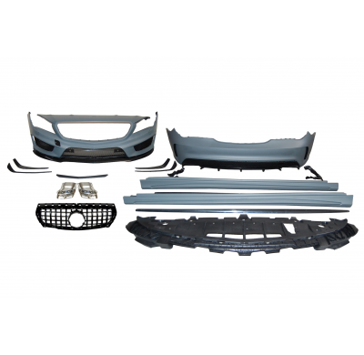 Kit Carrocería Mercedes W117 4P / SW 13-16 Look AMG Plástico ABS