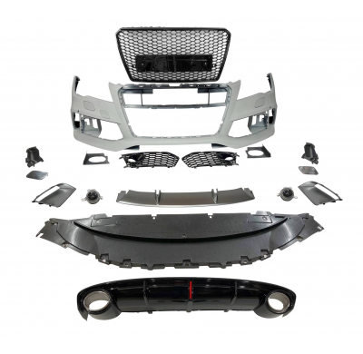 Kit De Carrocería Audi A7 2011-2014 Look RS7 para SLine Plástico ABS