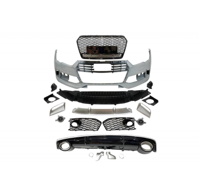 Kit De Carrocería Audi A7 2015-2018 Look RS7 Plástico ABS