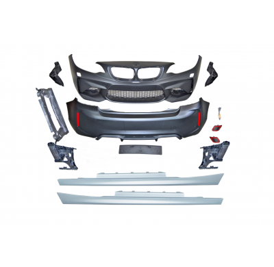 Kit De Carrocería BMW F22 / F23 2013-2019 look M2 Plástico ABS