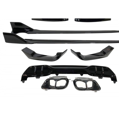 Kit De Carrocería BMW G05 X5 LCI 2023+ Look M Performance Brillante Negro Plástico ABS