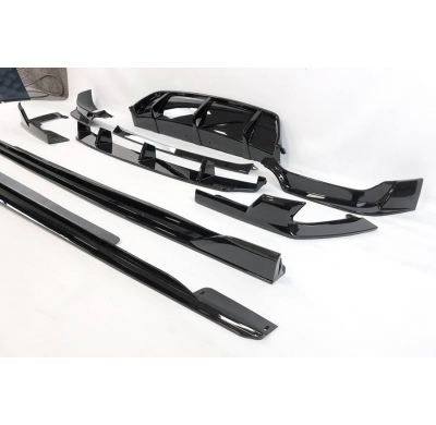 Kit De Carrocería BMW G06 X6 Look M Performance Brillante Negro Plástico ABS